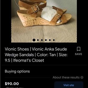 Rust Suede Vionic Adjustable Width Ankle Sandals